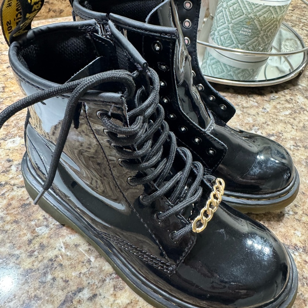Dr. Martens Black Leather Boots